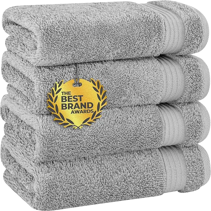 Optimized Cotton Paradise Hand Towels for Bathroom Cotton Turkish 4 Piece Hand Stylish