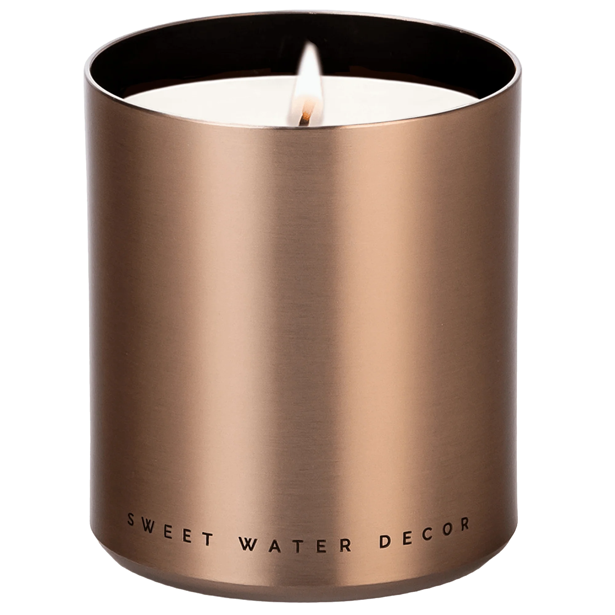 Excellent Hello Fall Soy Candle – Bronze Metal Aluminum Jar – 10 oz Sophisticated