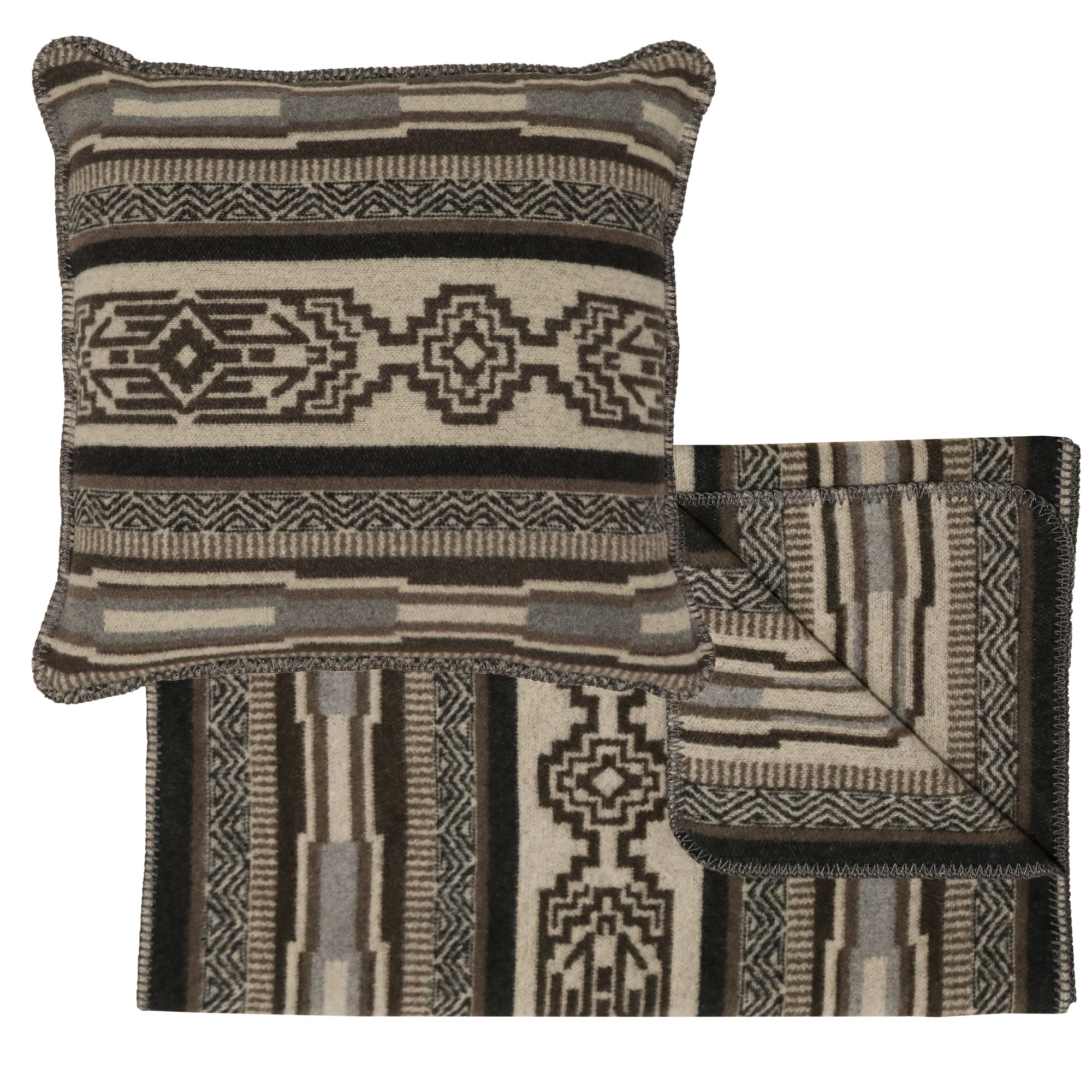 Unique Lodge Lux II Bedscarf amp Pillow Set Versatile