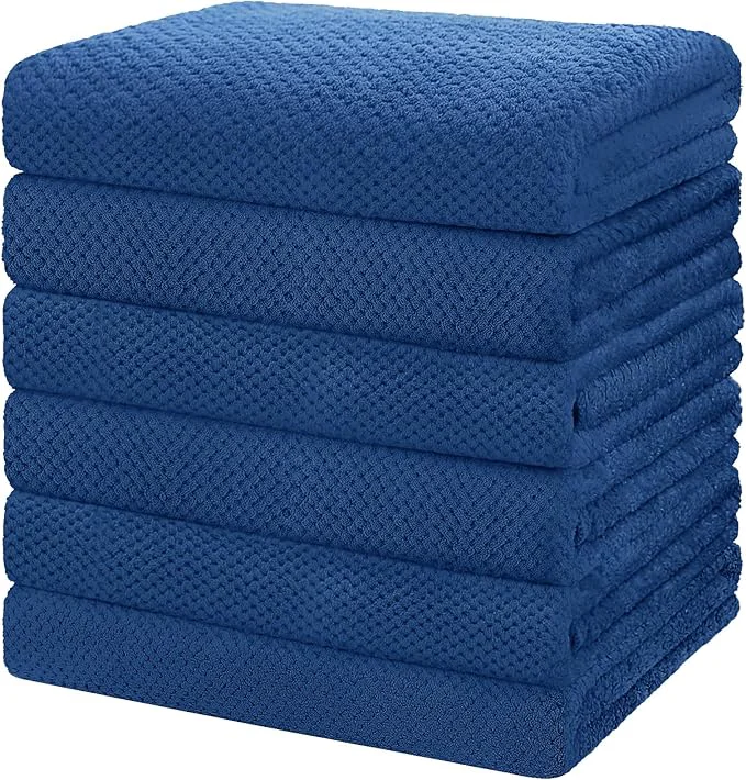 Carefully Designed HOMEXCEL 6 Pack Bath Towel Set Microfiber Ultra Soft Highly Absorbent Bath Original
