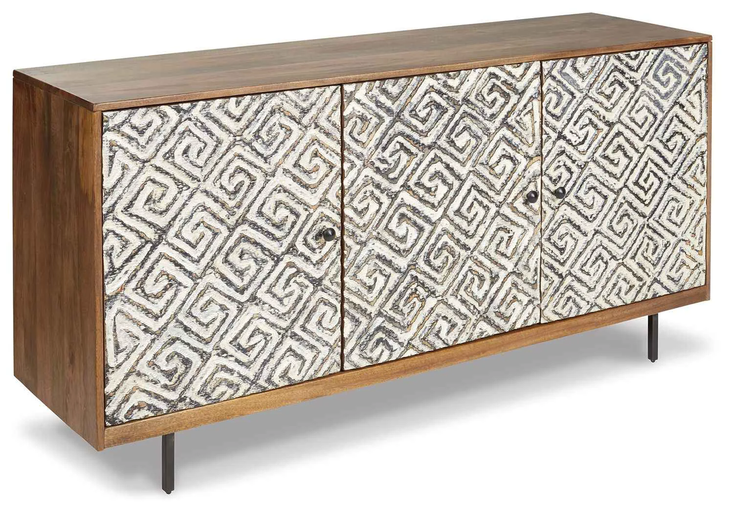 Specialty Kerrings – Accent Cabinet – Brown Black White Selected