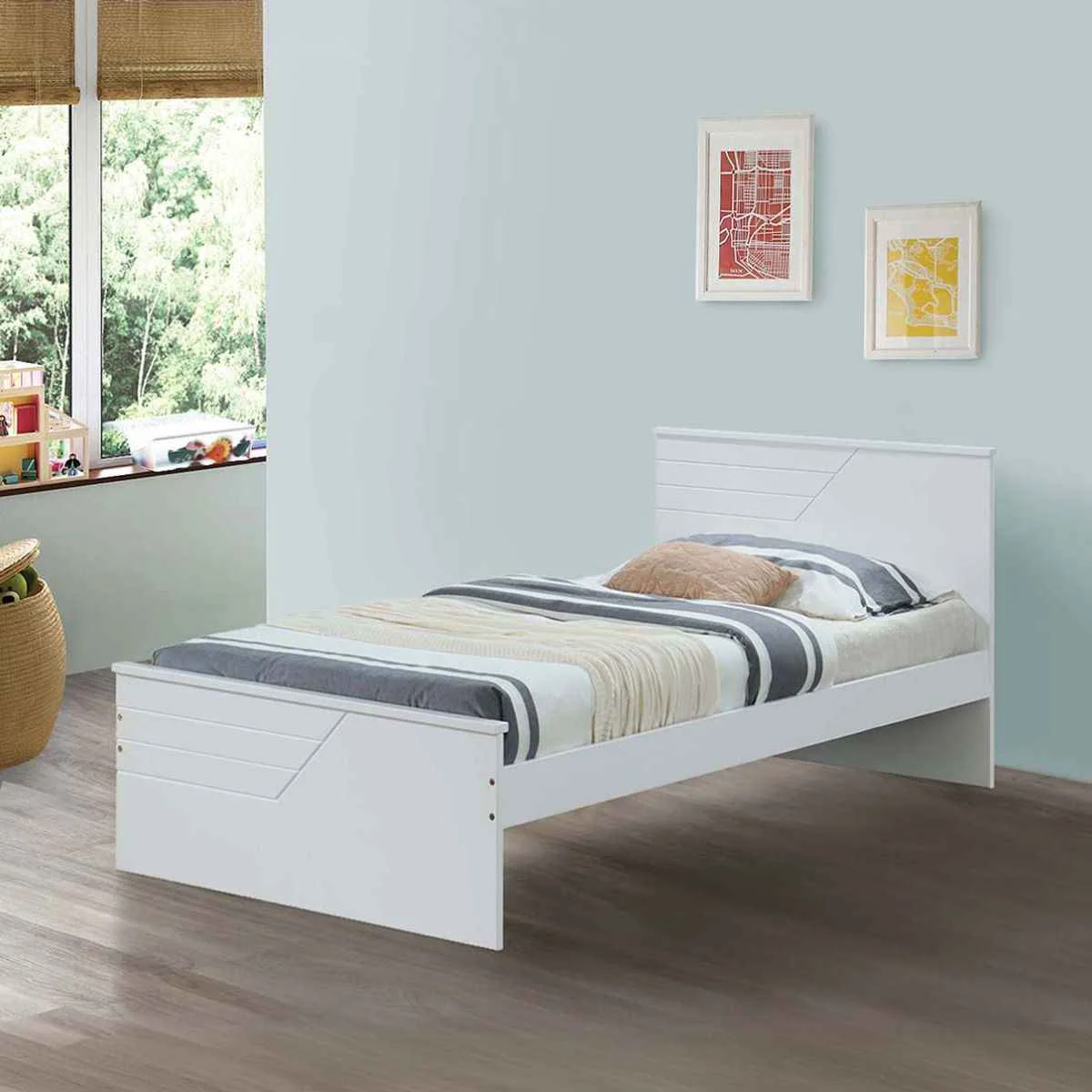 Authentic Ragna – Twin Bed – White Traditional