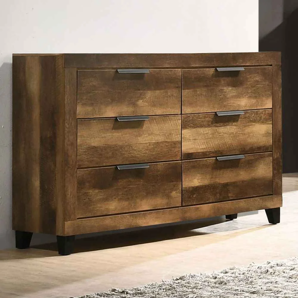 Selected Morales – Dresser – Rustic Oak Durable