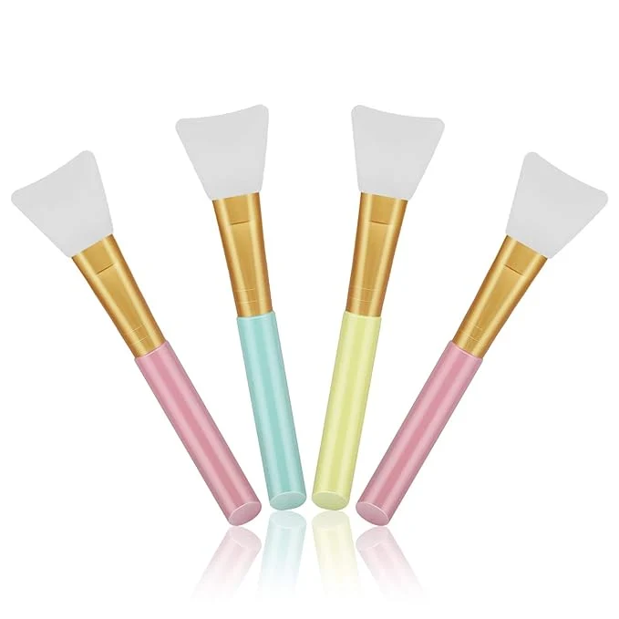 Refined Cuttte 4pcs Silicone Face Mask Applicators Flexible Facial Mud Masks Applicator Prestigious