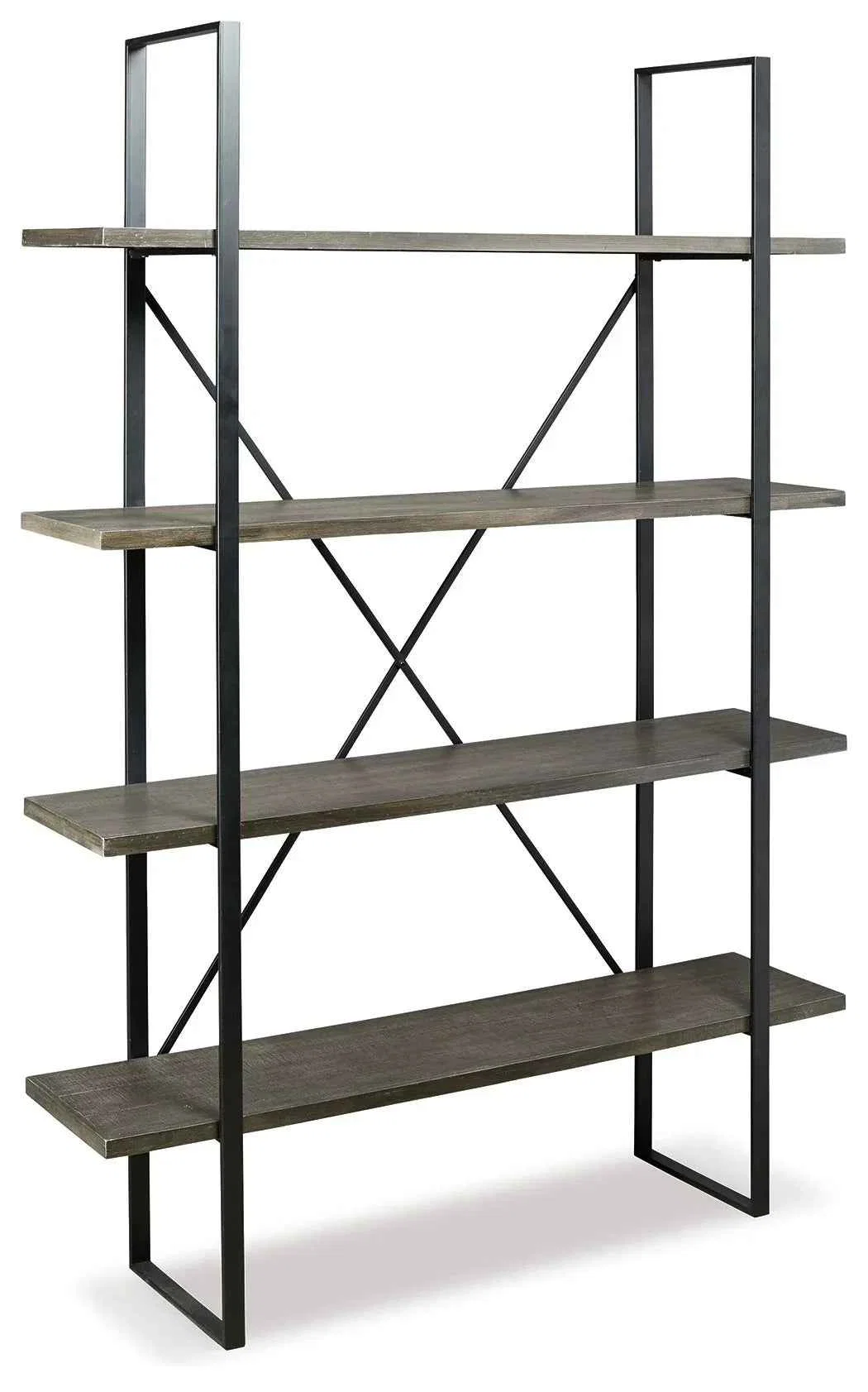 Convenient Gilesgrove – Bookcase – Black Gray Premium