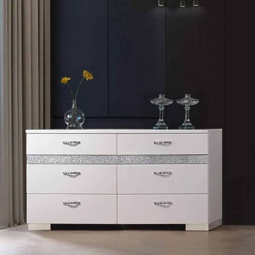 Efficient Naima II – Dresser – White High Gloss Exceptional