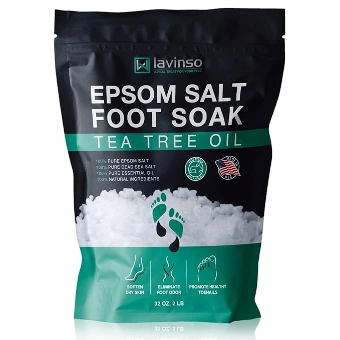 Professional Tea Tree Oil Foot Soak with Epsom Salt Authentic