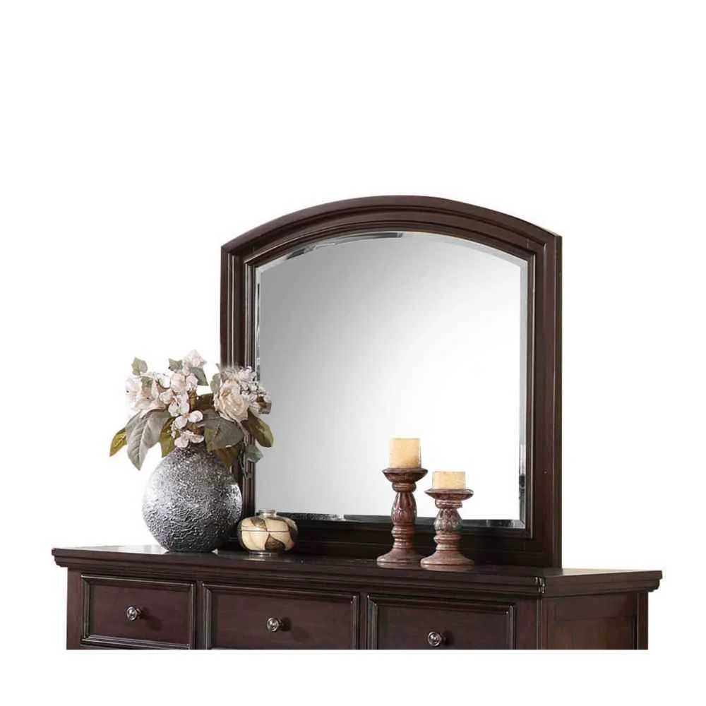 Modern Grayson – Mirror – Dark Walnut Premium