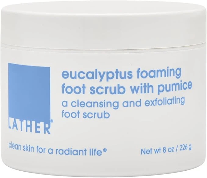 Fast LATHER Eucalyptus Foaming Foot Scrub Stylish