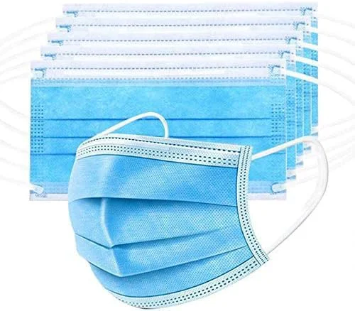 Comfortable 500 Pack Disposable Face Masks Blue Face Masks High-Quality