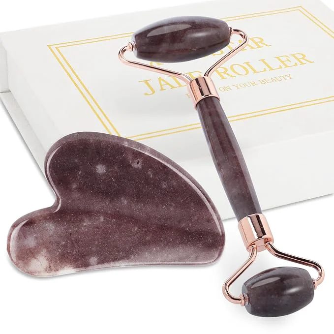 Fast Jade Roller for Face Facial Roller Massager Skin Care Tool Gua Sha Facial Eco-Friendly