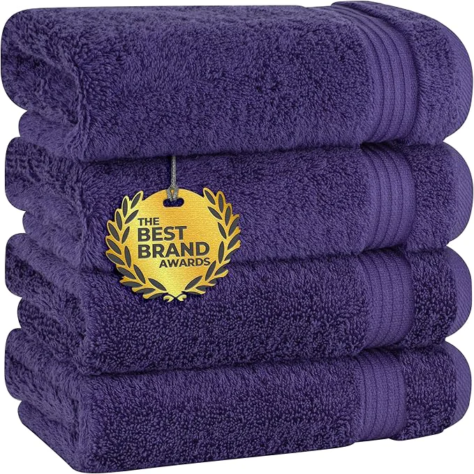 Secure Cotton Paradise Hand Towels for Bathroom Cotton Turkish 4 Piece Hand Breathable
