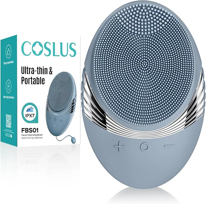 Outstanding COSLUS FBS01 Face Scrubber Facial Cleansing Brush 5 Cleansing Modes Silicone Solid