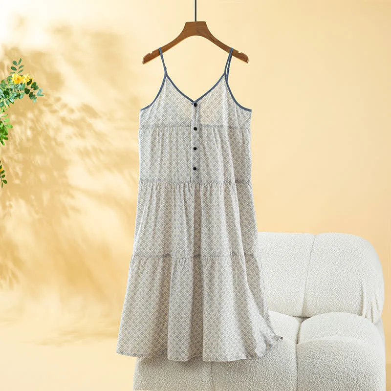 Consistent Ownkoti Vintage Printed Cotton Cami Women 39 s Nightgown Selected