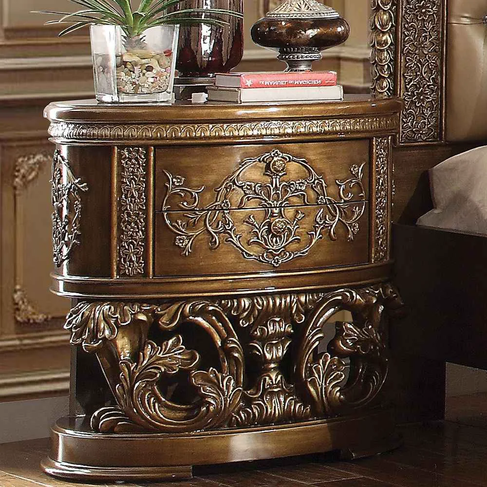 Effective Constantine – Nightstand – Brown amp Gold Specialty