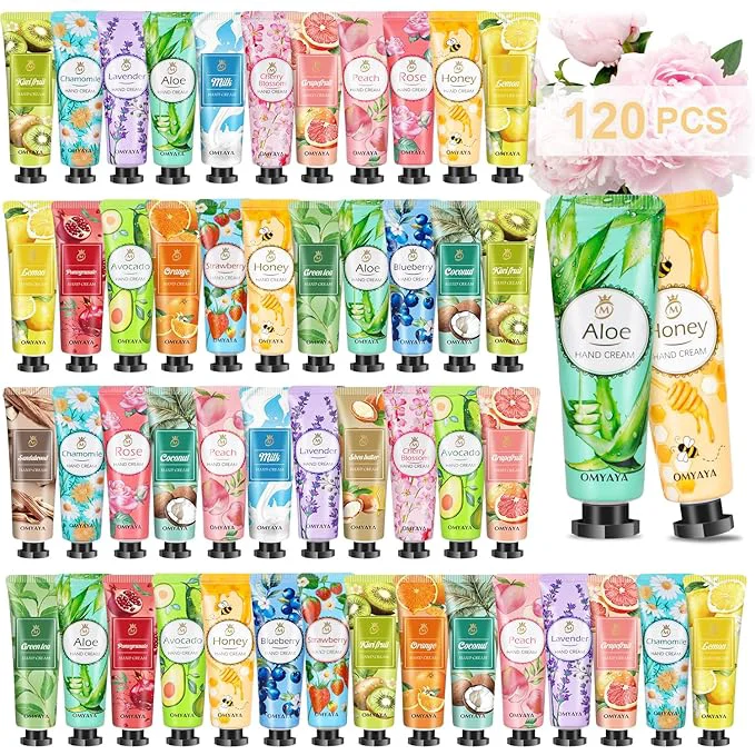 Fashionable 120 Pack Bulk Lotion Teacher Appreciation Gifts Mini Hand Cream Gift Set Minimalist