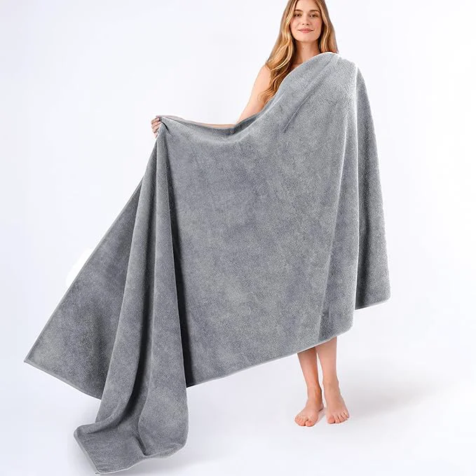 Practical American Soft Linen Cotton 600 GSM Turkish 40×80 Oversized Bath Towel Sheet Optimized