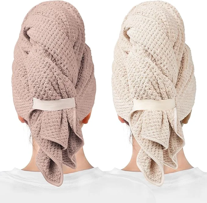 First-Class ROLSHOL 2 Packs Large Microfiber Hair Towels Exclusive