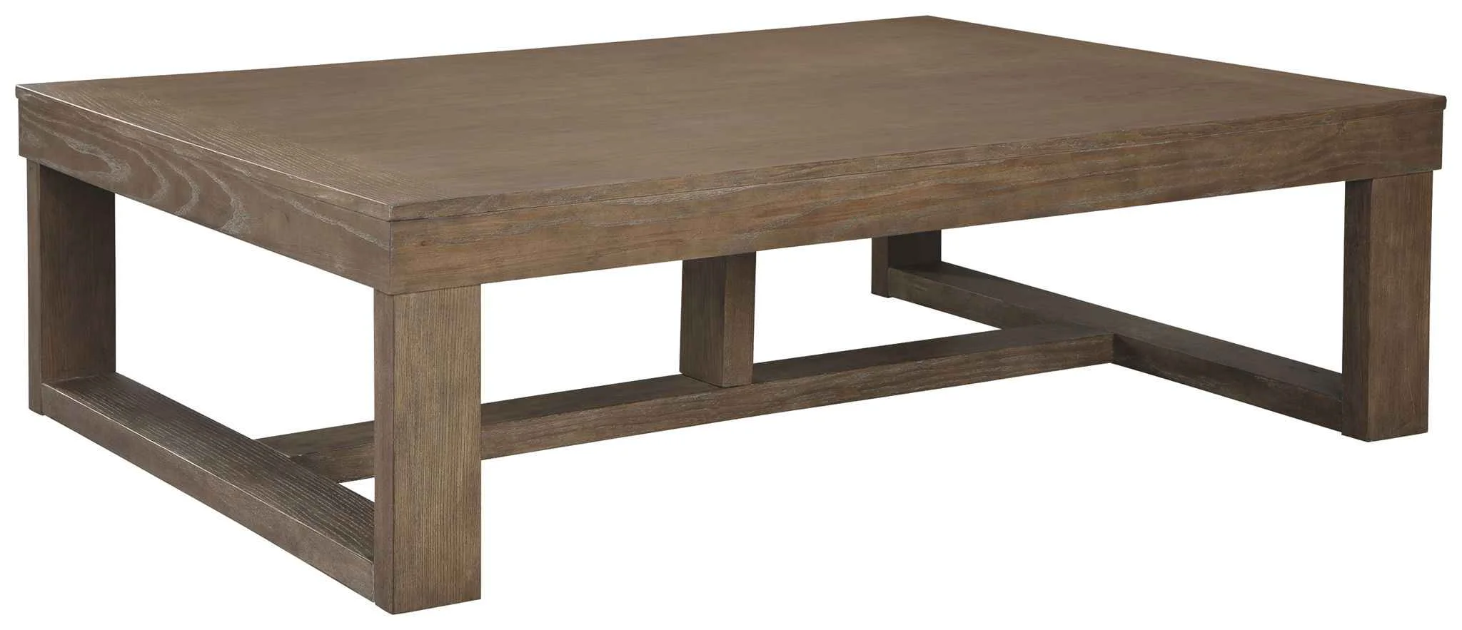 Detailed Cariton – Rectangular Cocktail Table – Gray Long-Lasting