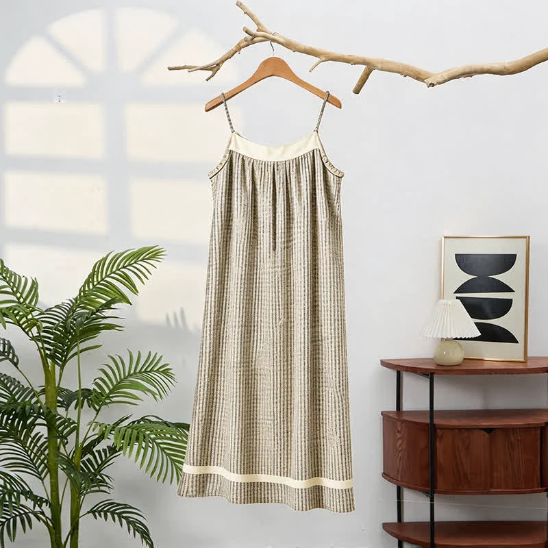 Comfortable Ownkoti Vintage Abstract Print Cami Nightgown Quality