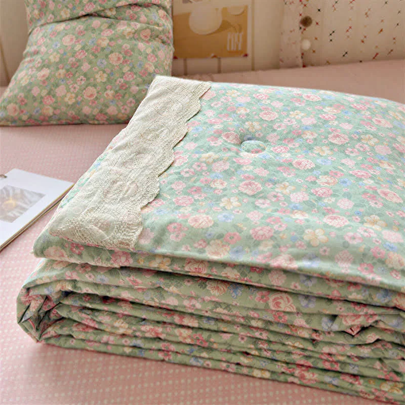 Authentic Ownkoti Lace Dream Floral Cotton Bedding Set Practical