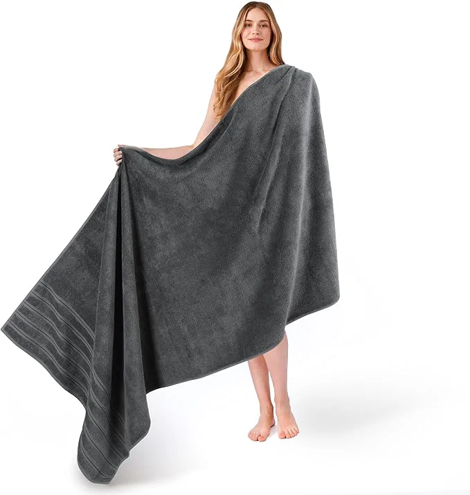 Authentic American Soft Linen 35×70 Jumbo Large Bath Towel 600 GSM Cotton Turkish Fashionable
