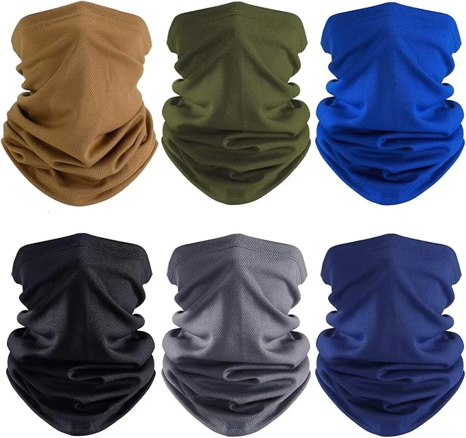 Quality Geyoga 6 Pieces Summer UV Protection Cooling Neck Gaiter Face Clothing Neck Long-Lasting