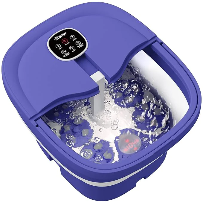 Clean HOSPAN Collapsible Foot Spa Electric Rotary Massage Foot Bath Fine Crafted