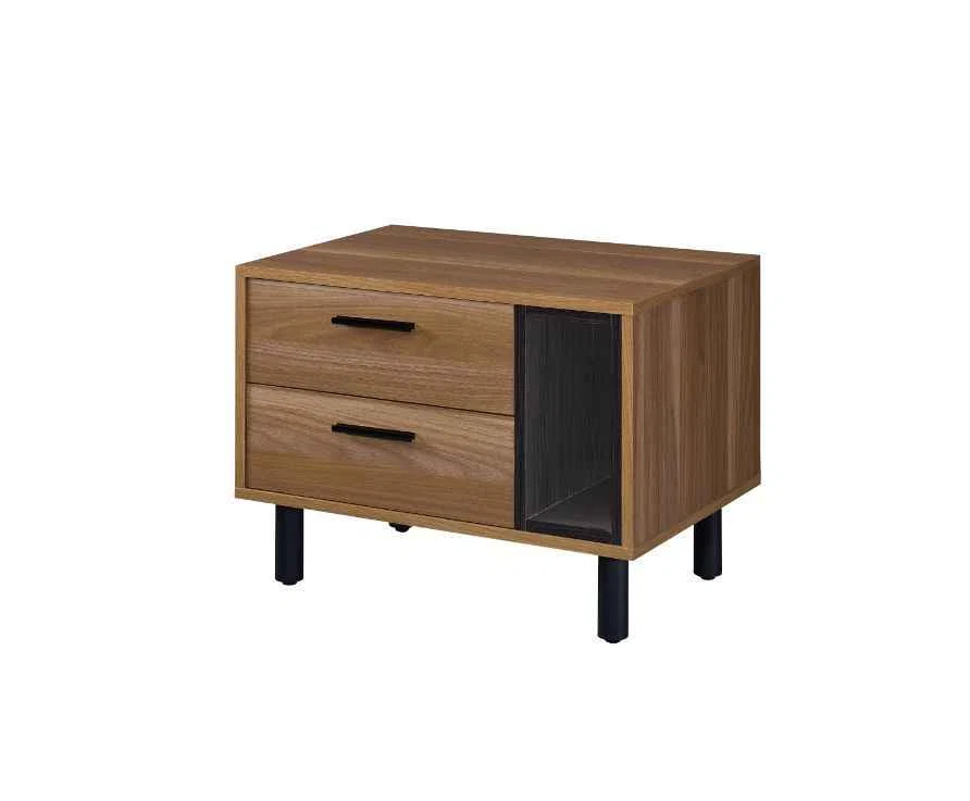 Prestigious Trolgar – Accent Table – Brown Oak amp Black Fine