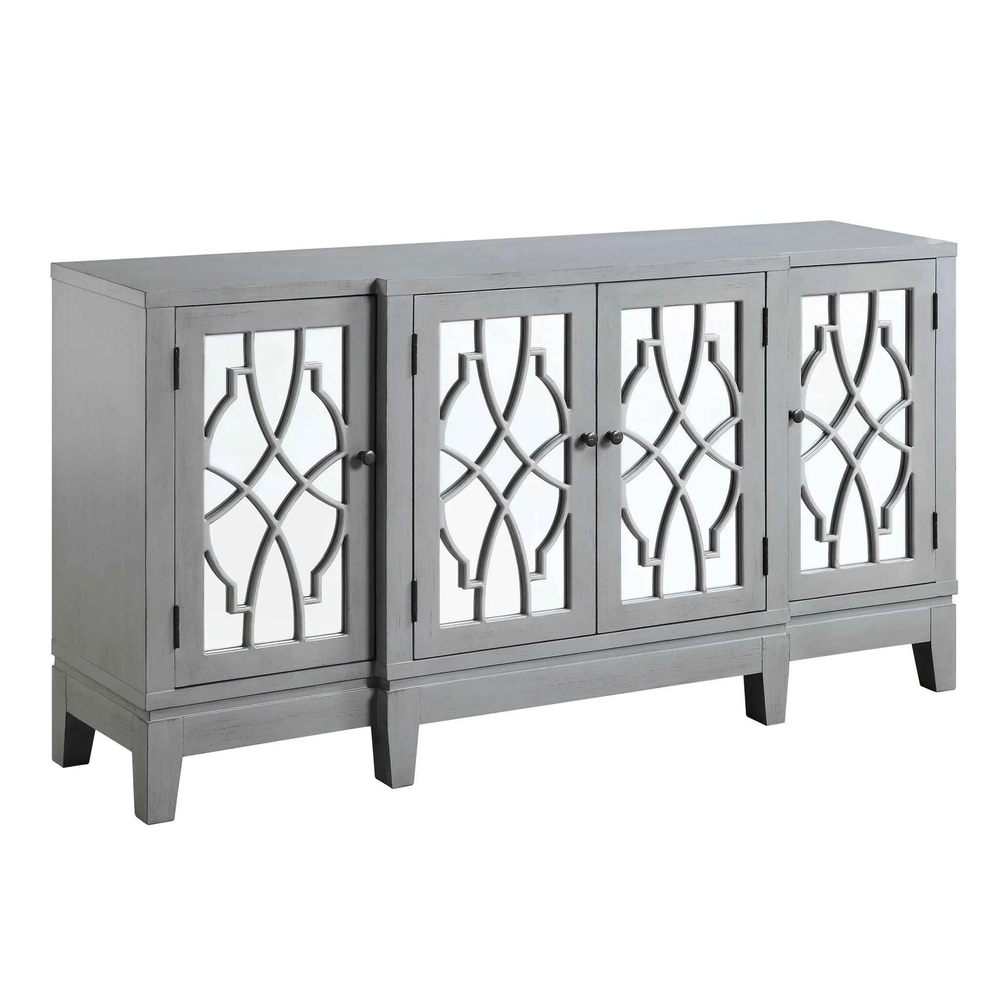 Premium Material Magdi – Console Cabinet – Antique Gray Comfortable