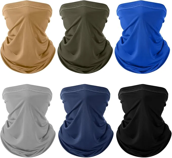 World-Class Geyoga 6 Pieces Summer UV Protection Cooling Neck Gaiter Face Clothing Neck Minimalist
