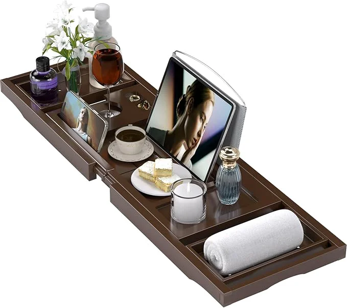 Consistent Bathtub Tray Caddy Expandable Bath Trays Carefully Designed