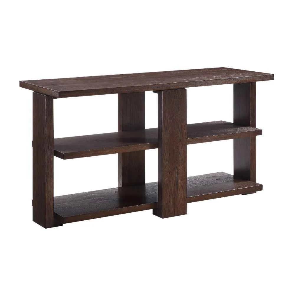 Recyclable Niamey – Sofa Table – Walnut Natural
