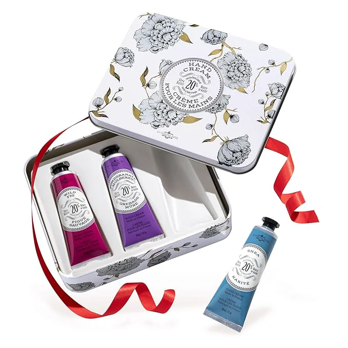 Pure La Chatelaine French Hand Cream Trio Tin Holiday Gift Set Hand Lotion Smart
