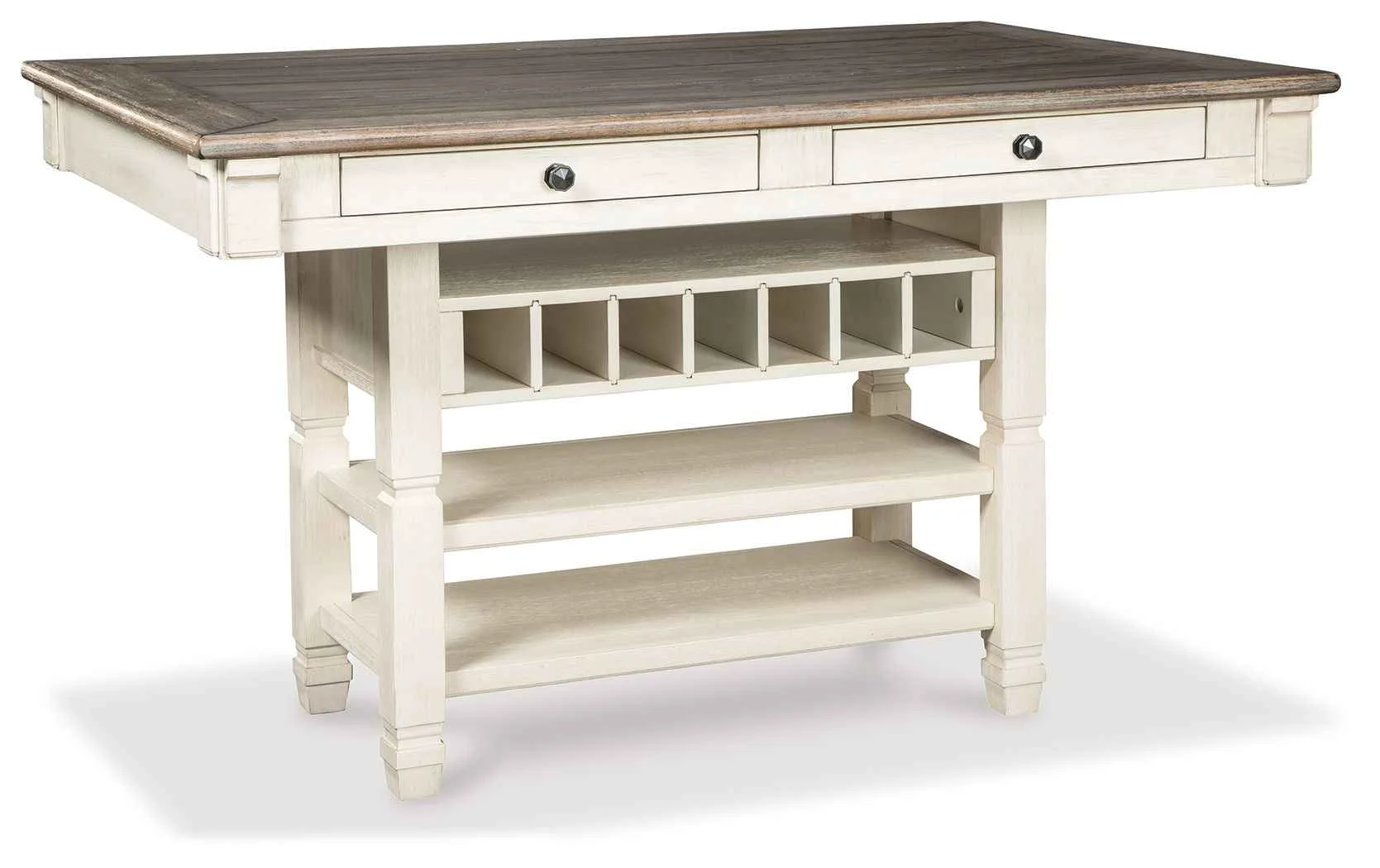 Artisan Bolanburg – Rectangular Dining Room Counter Table – Beige Modern