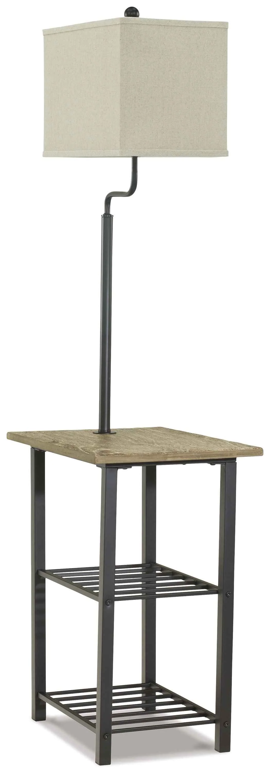 Refined Shianne – Metal Tray Lamp – Black Recyclable