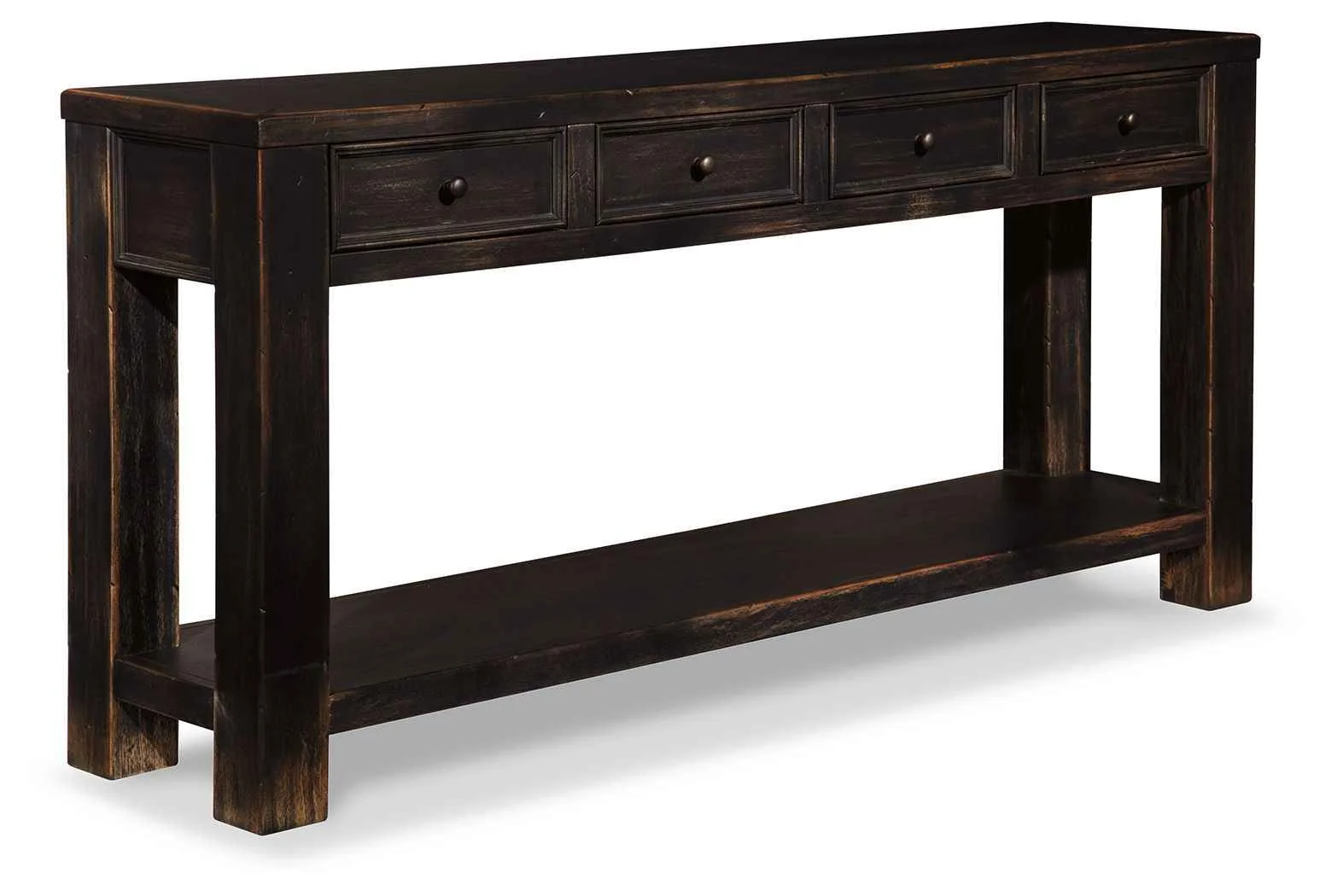 Advanced Gavelston – Sofa Table – Black Minimalist