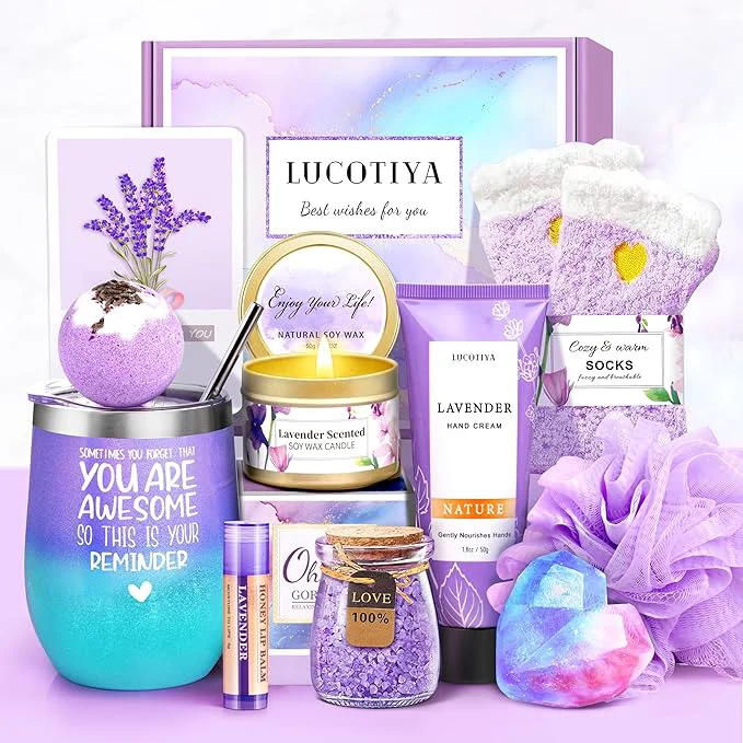 Responsible LUCOTIYA Gifts for Women Mothers Day Gift Basket for Woman Birthday Wine Authentic