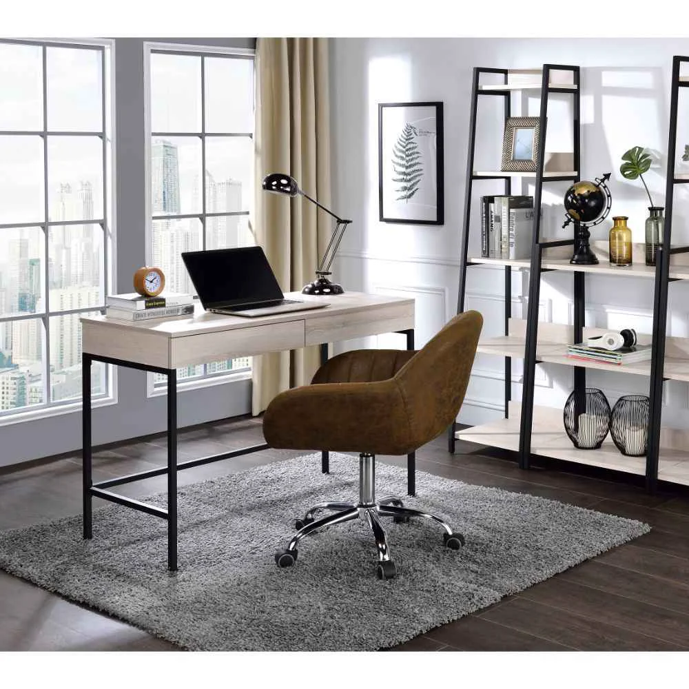 Fashionable Wendral – Writing Desk – Natural amp Black Dependable