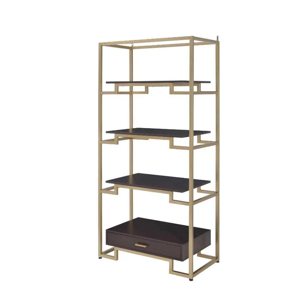 Green Yumia – Bookshelf – Gold amp Walnut World-Class