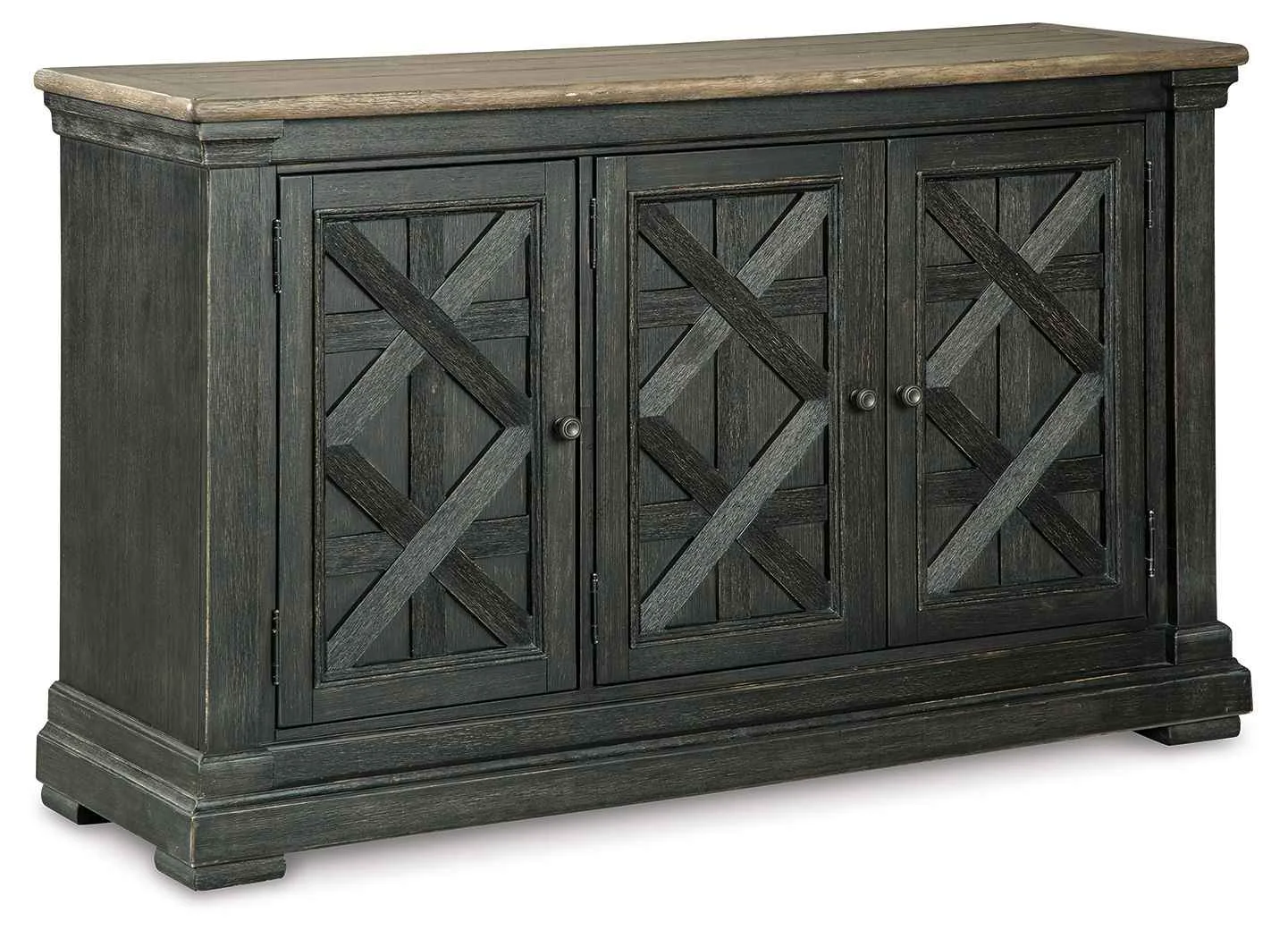Excellent Tyler Creek – Dining Room Server – Black Gray Minimalist