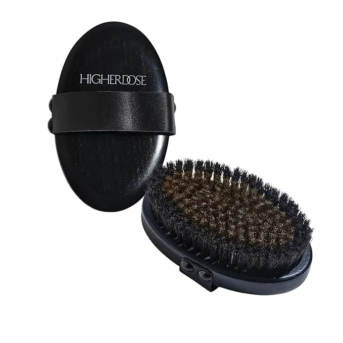 Casual HigherDOSE Copper Dry Brushing Body Brush Green