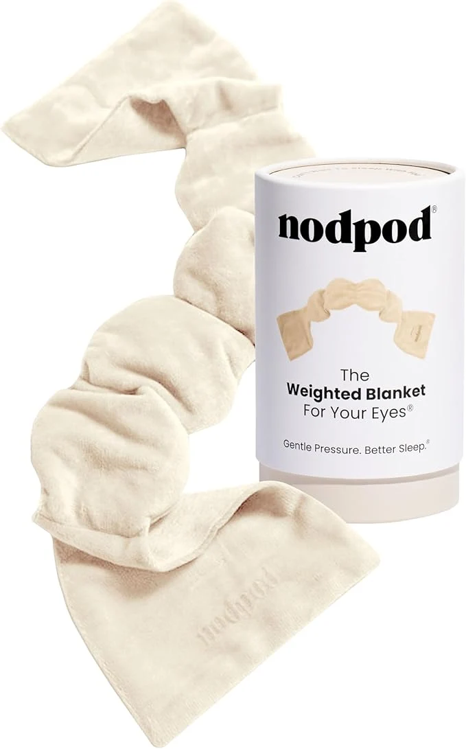 Eco-Friendly Nodpod Gentle Pressure Sleep Mask Patented Light Blocking Design Certified