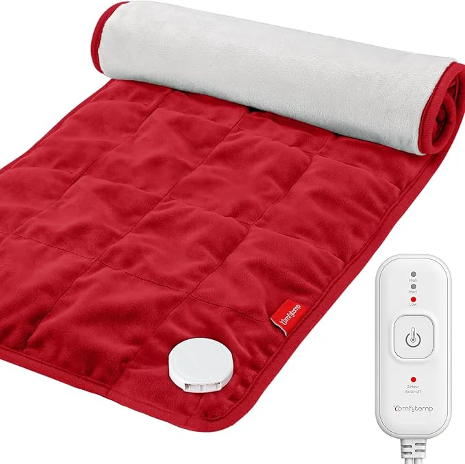 Superior Comfytemp Weighted Heating Pad for Back Period 12×24 Extra Large Electric Durable