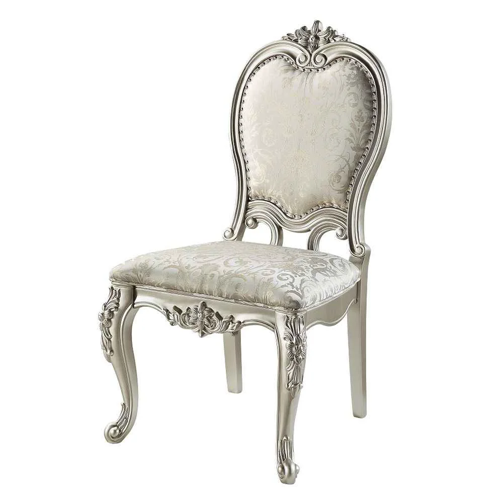 Prestigious Bently – Side Chair Set of 2 – Fabric amp Champagne Specialty