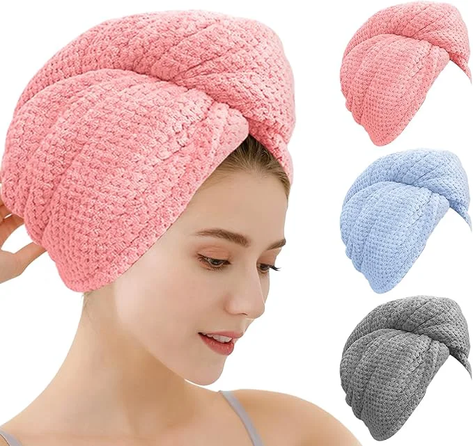 Healthy OEAGO Microfiber Hair Towel for Women Gifts for Teen Girls Kids Girlfriends Excellent