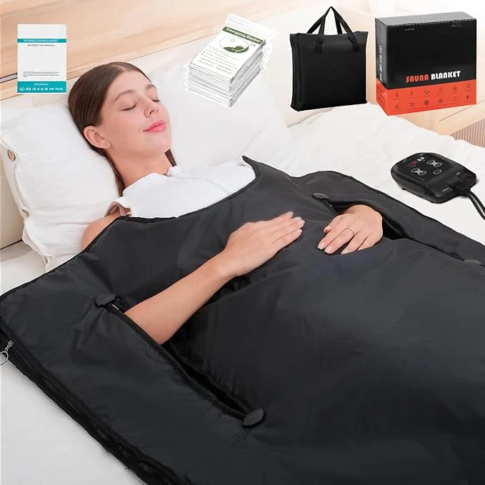 Organic Infrared Sauna Blanket for Home Extra Large Portable Design for Full Body Elite
