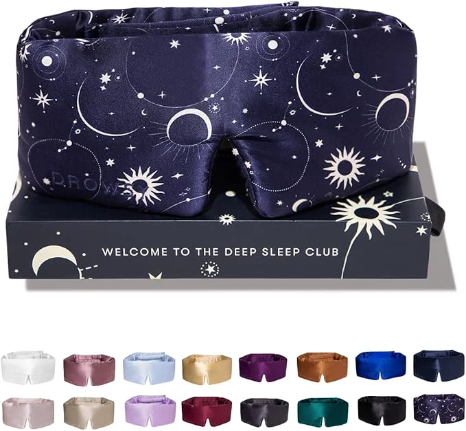 Minimalist DROWSY Silk Sleep Mask Organic