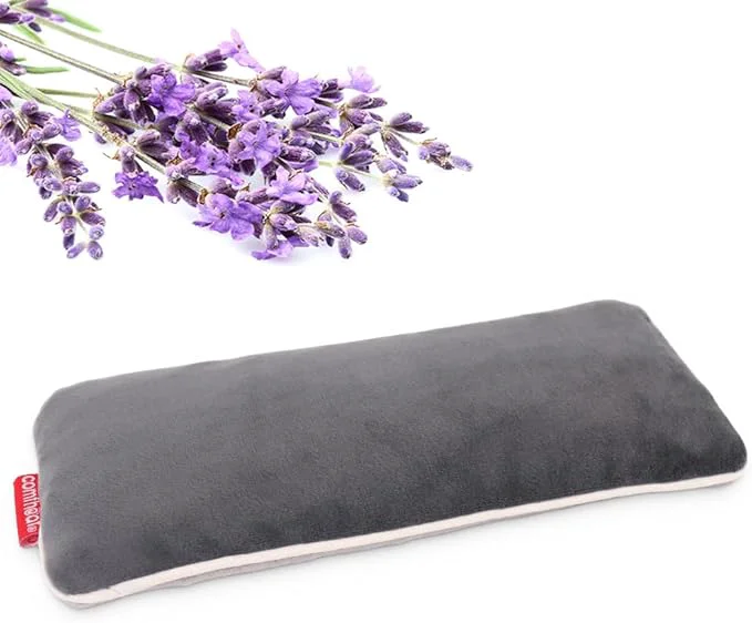 Easy-to-Use Lavender Weighted Eye Pillow for Yoga Microwavable Moist Heat Eye Compress Modern