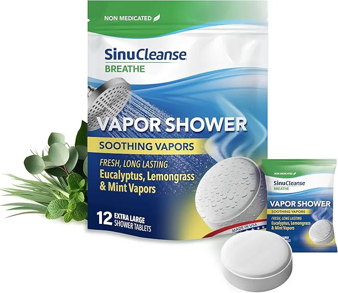 Responsible Sinucleanse Vapor Shower Steamers All Natural Eucalyptus Mint Lemongrass Authentic